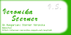 veronika sterner business card